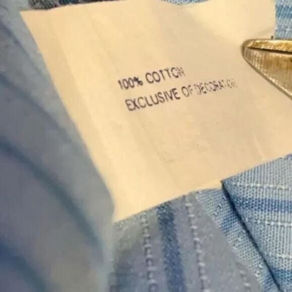 Gap Shirt Men's Size Medium/15-15.5 Long Sleeves Button Front Stripe Top - Picture 8 of 8